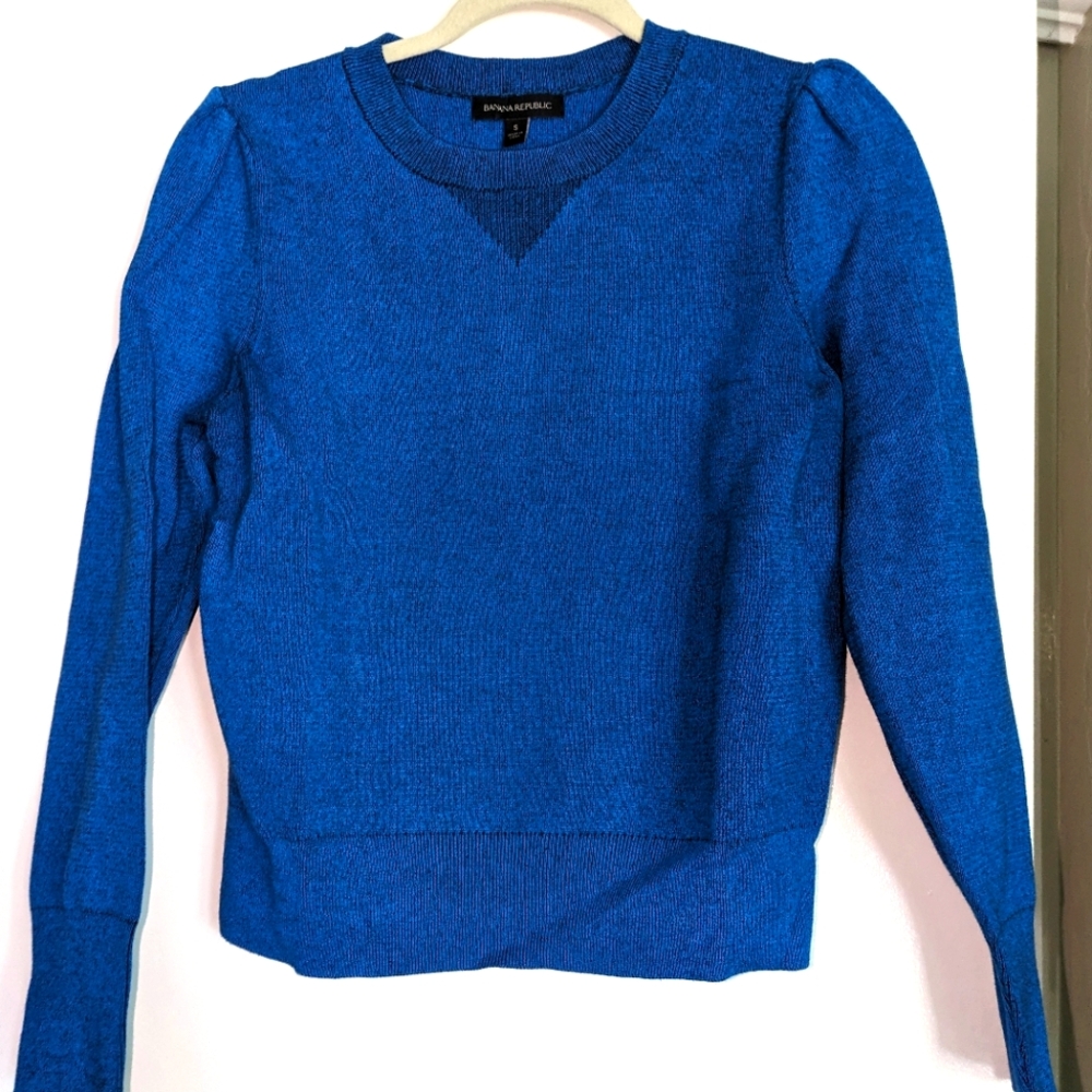 Royal Blue Banana Republic sweater, sz S